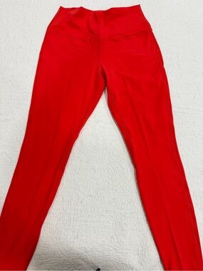 lululemon athletica Bright Red Active Leggings